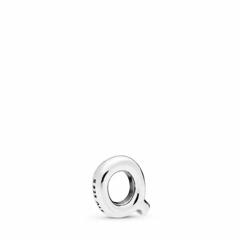 Pandora Australia Letter Q Petite Locket Charm - Sterling Silver | KEGPHZ421